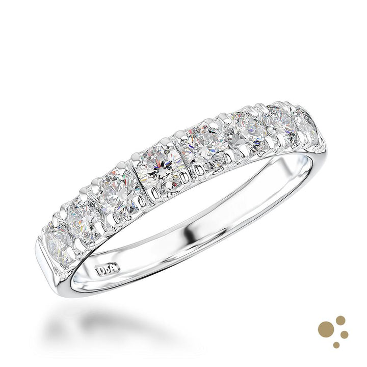 Skye Eternity Bridal 0.74ct Diamond Platinum Ring