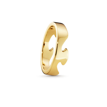 Fusion End Ring 18ct Yellow Gold