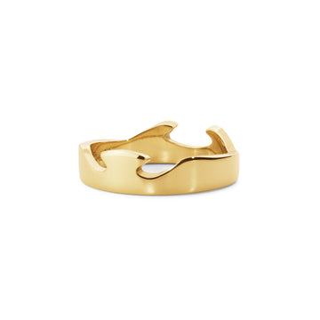 Fusion End Ring 18ct Yellow Gold