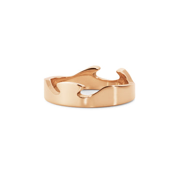 Fusion End Ring 18ct Rose Gold