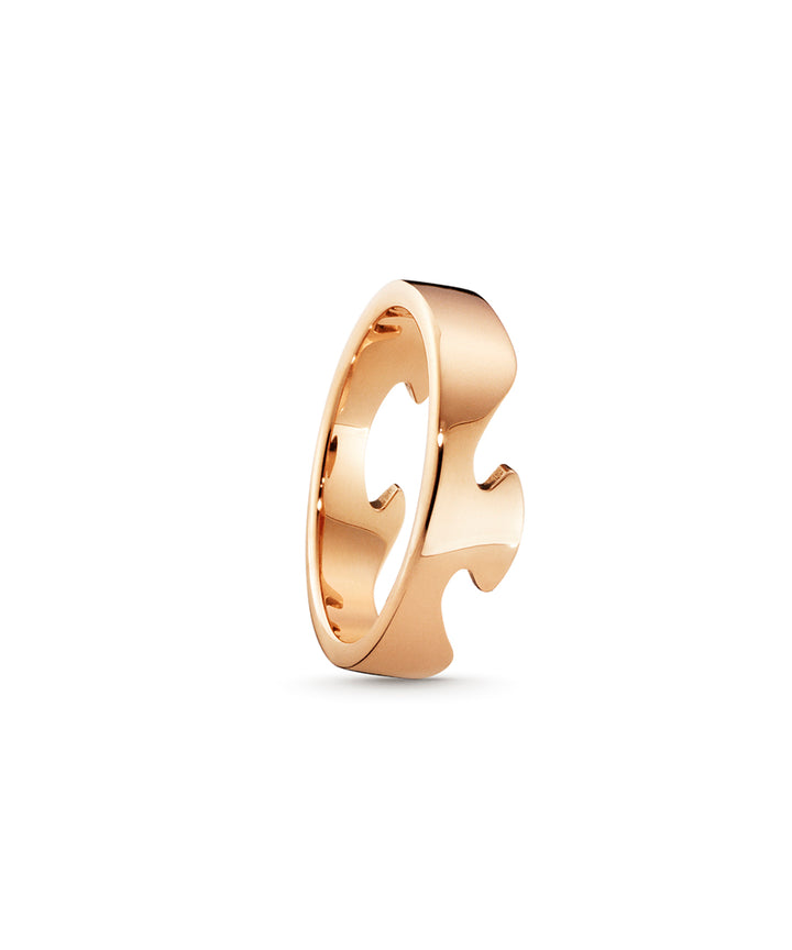 Fusion End Ring 18ct Rose Gold