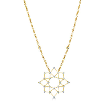 Diamond Snowflake Pendant