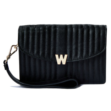 WOLF Mimi Crossbody Bag with Wristlet - Black