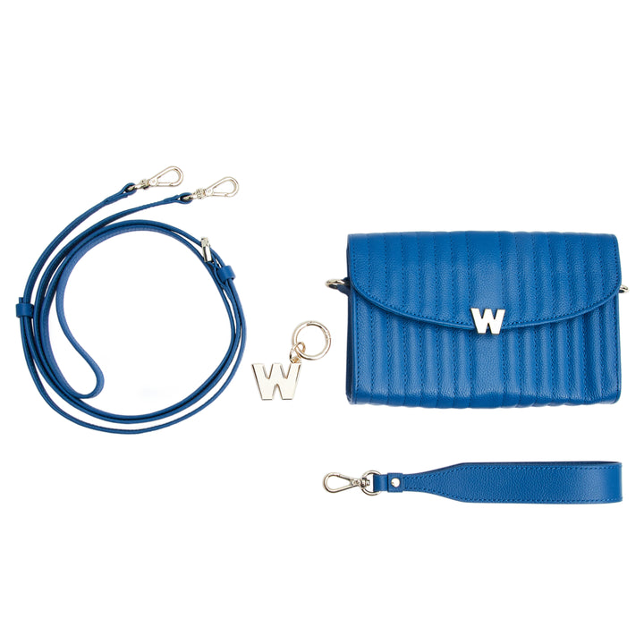 WOLF Mimi Crossbody Bag with Wristlet - Marine