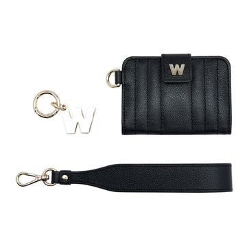 WOLF Mimi Credit Card Holder and Wristlet - Black