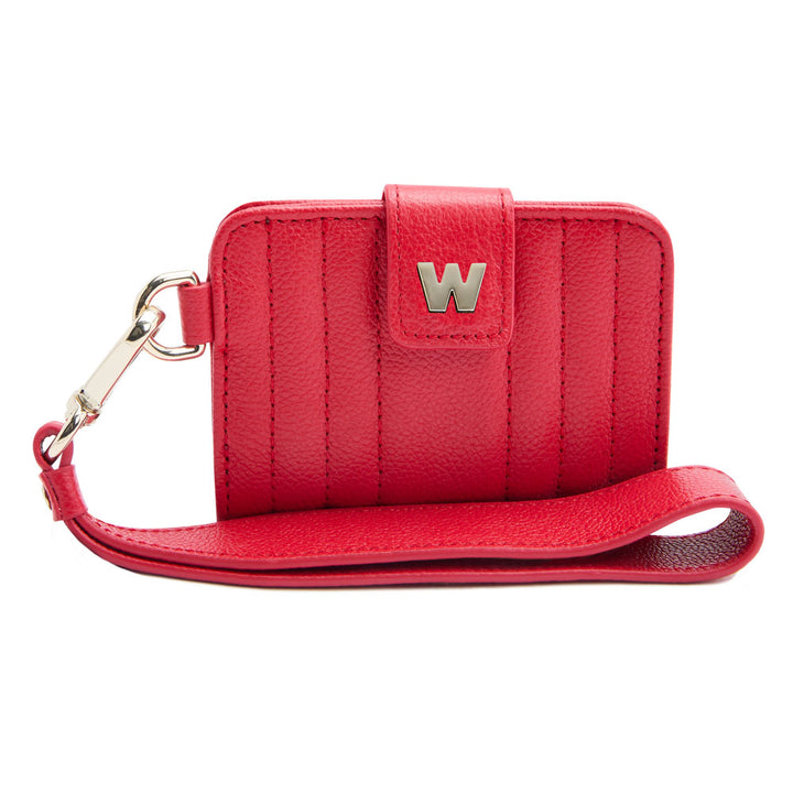 WOLF Mimi Credit Card Holder and Wristlet - Red