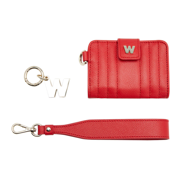 WOLF Mimi Credit Card Holder and Wristlet - Red