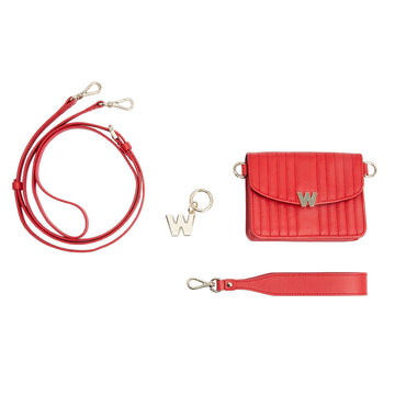 WOLF Mimi Mini Bag with Wristlet - Red