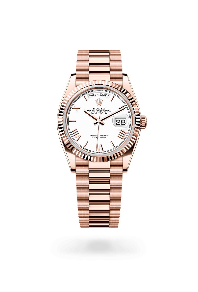 Rolex-Day-Date-in-18-ct-Everose-gold,-M128235-0070*-Deacons-Jewellers