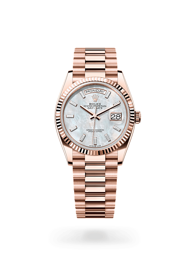 Rolex-Day-Date-in-18-ct-Everose-gold,-M128235-0078*-Deacons-Jewellers