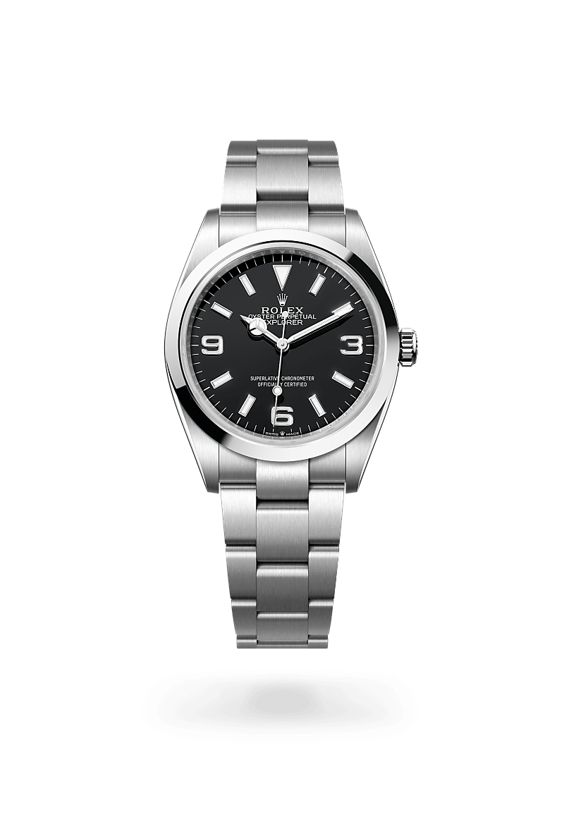 Rolex Explorer 36 mm watch in Oystersteel, M124270-0001 - Deacon & Son