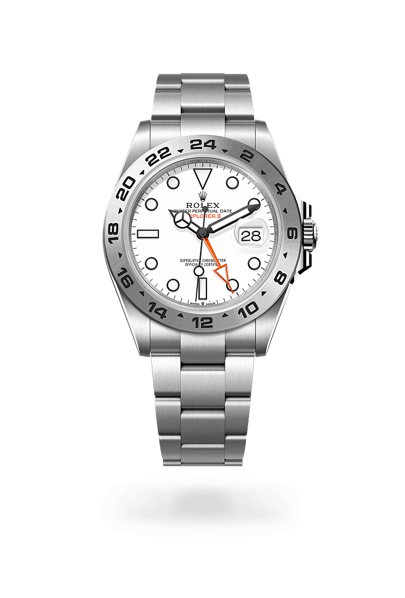 Rolex Explorer II 42 mm watch in Oystersteel, M226570-0001 - Deacon & Son