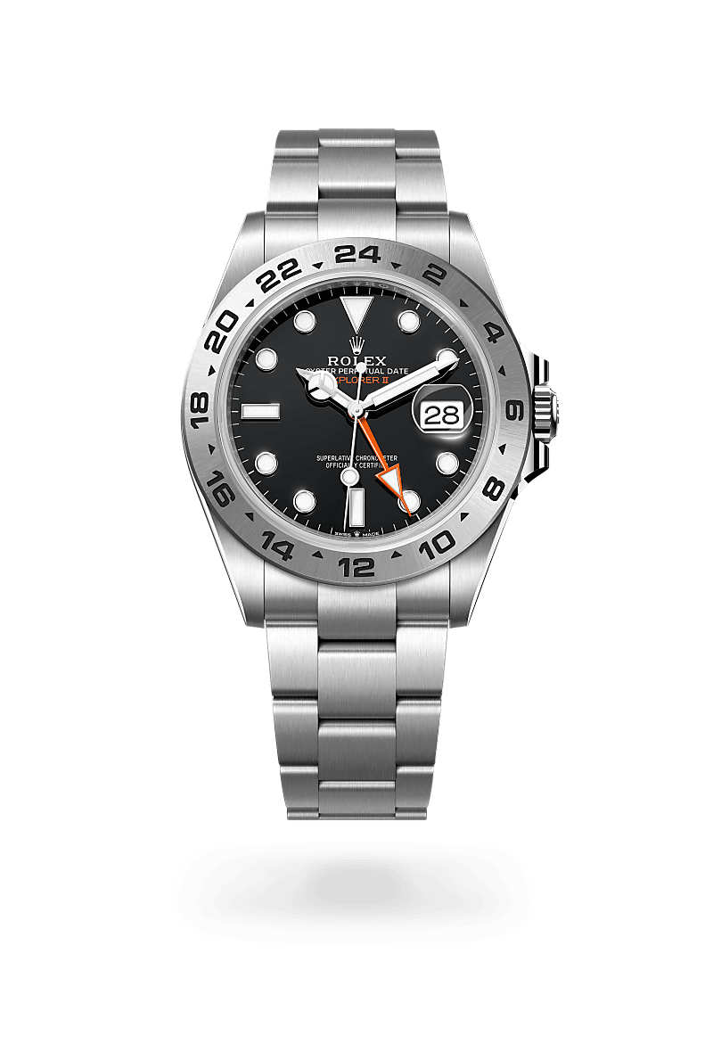 Rolex Explorer II 42 mm watch in Oystersteel, M226570-0002 - Deacon & Son