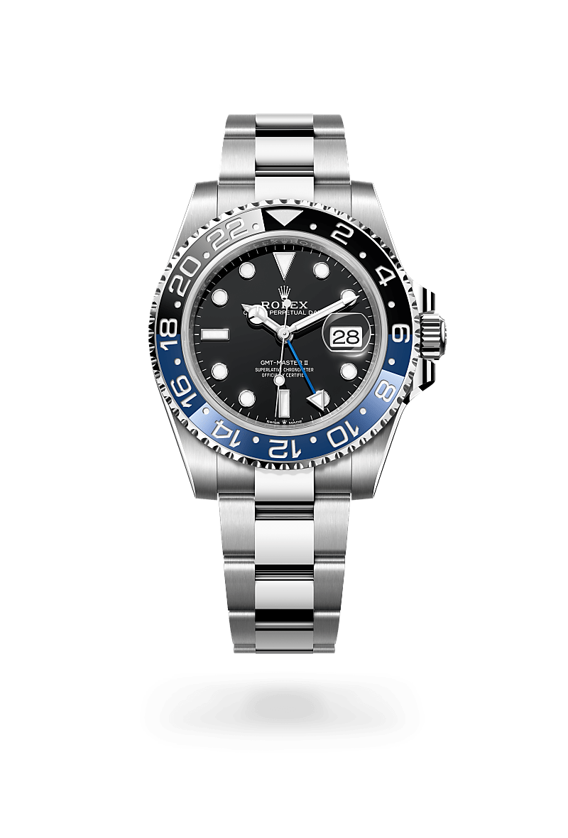 Rolex GMT-Master II 40 mm watch in Oystersteel, M126710BLNR-0003 - Deacon & Son