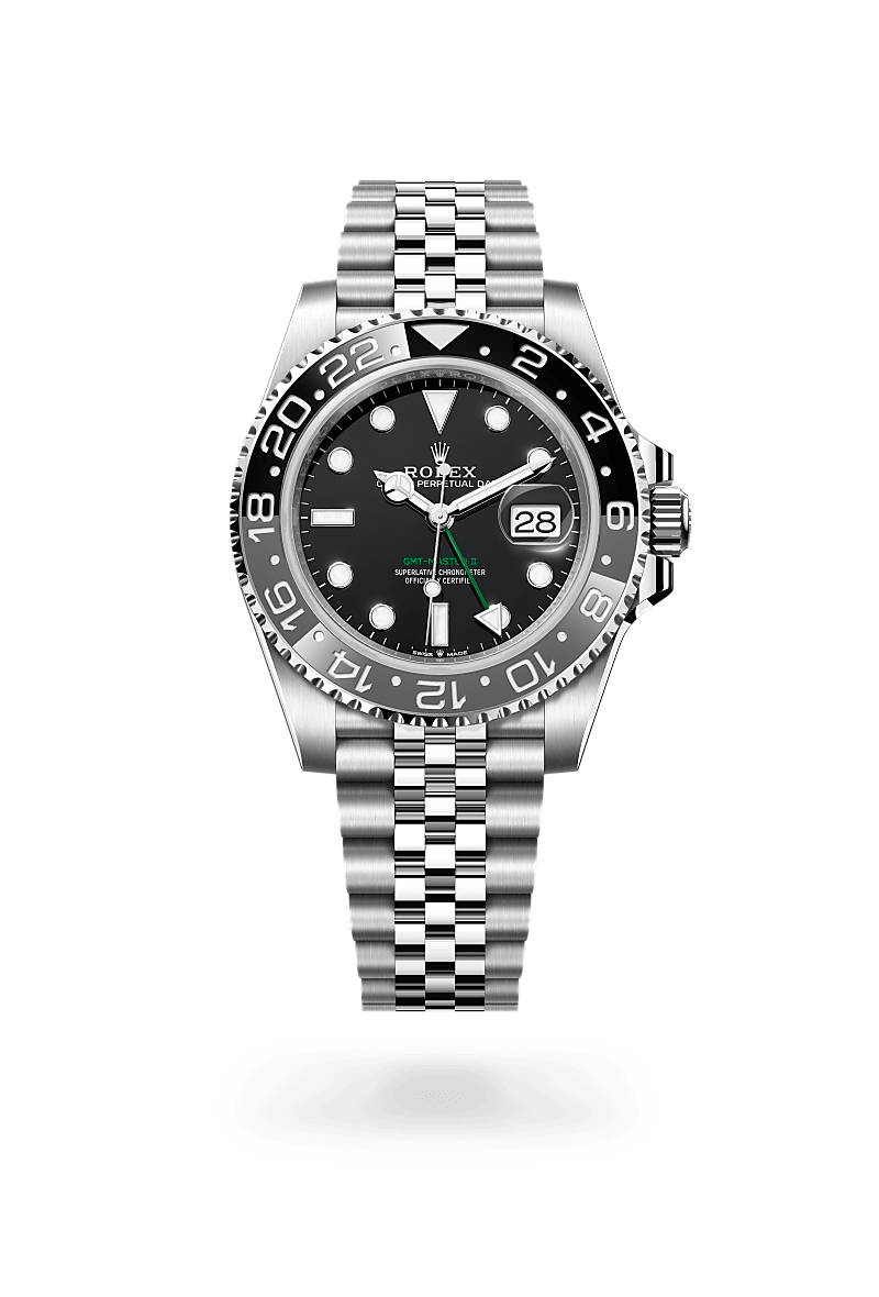 Rolex GMT-Master II 40 mm watch in Oystersteel, M126710GRNR-0003 - Deacon & Son