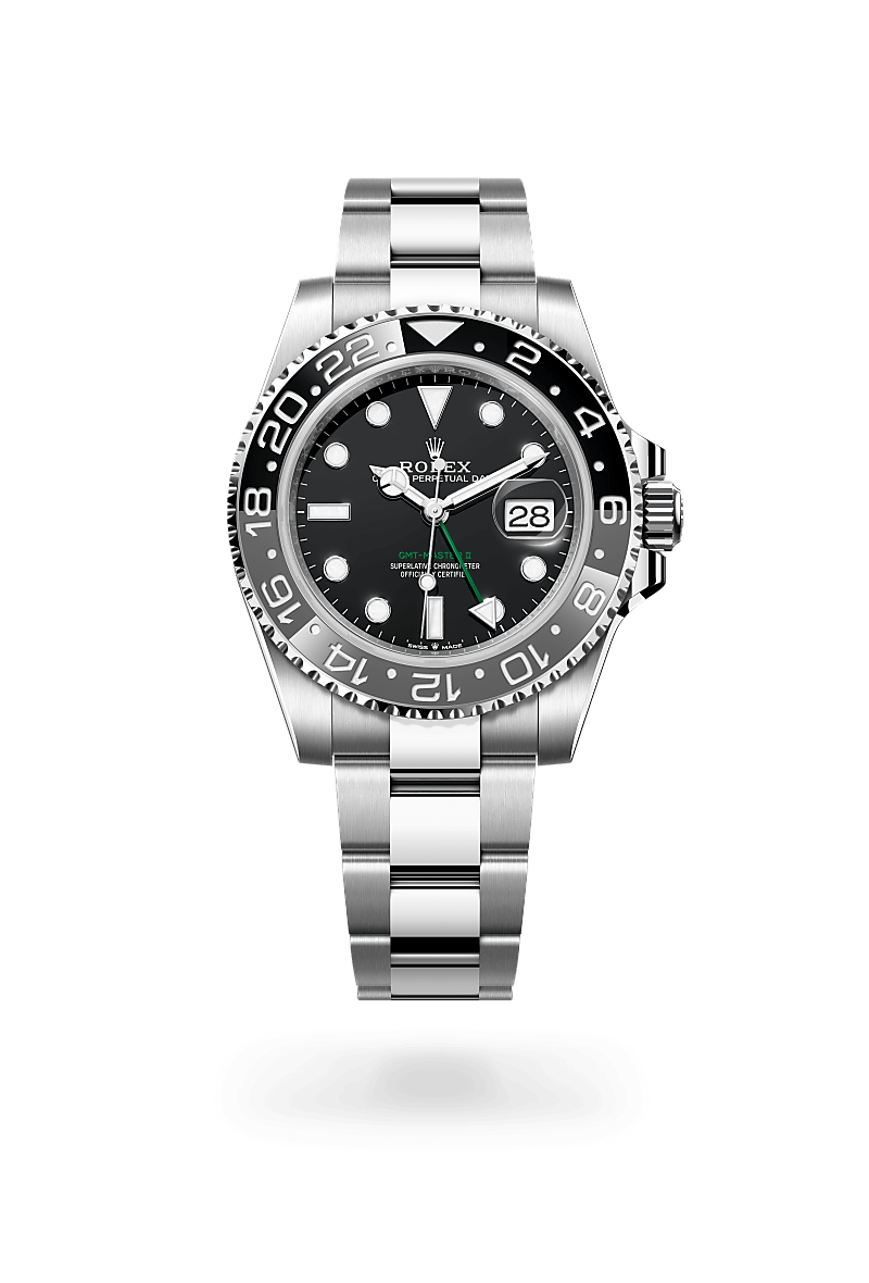 Rolex GMT-Master II 40 mm watch in Oystersteel, M126710GRNR-0004 - Deacon & Son