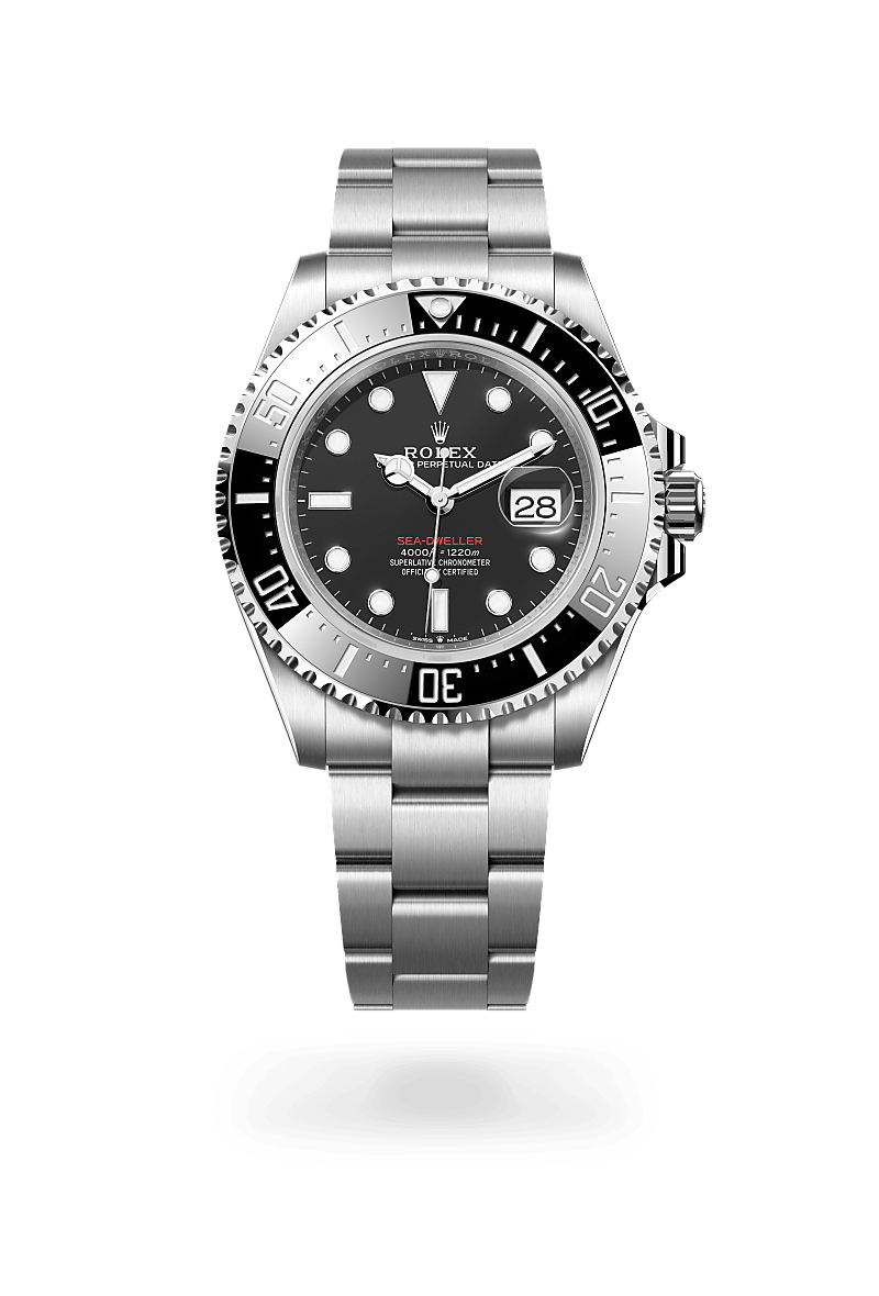 Rolex Sea-Dweller 43 mm watch in Oystersteel, M126600-0002 - Deacon & Son