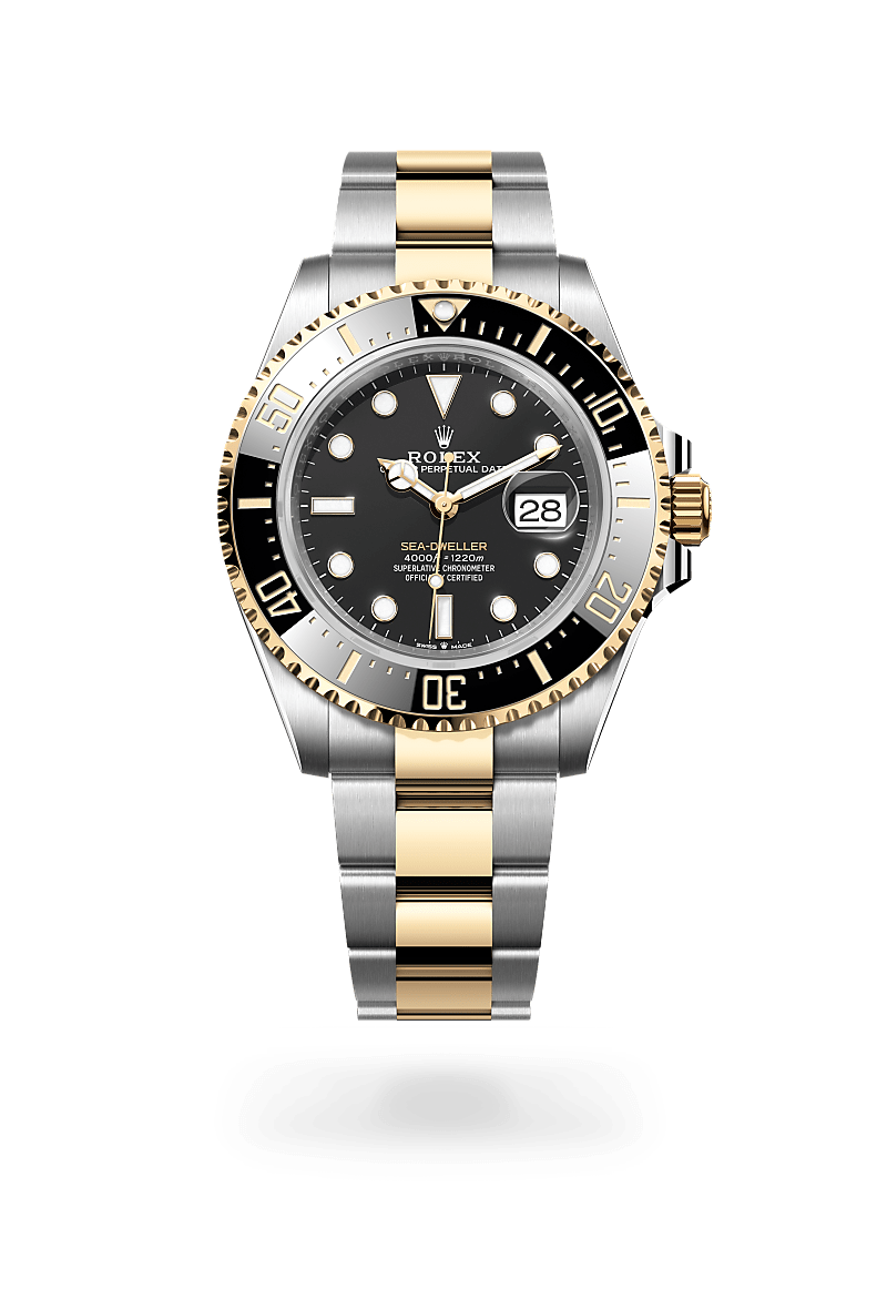 Rolex Sea-Dweller 43 mm watch in Yellow Rolesor at Deacon & Son