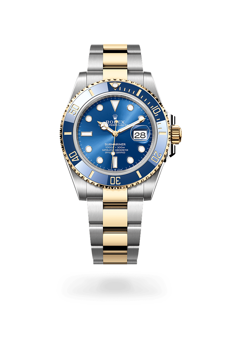 Rolex Submariner Date 41 mm watch in Yellow Rolesor at Deacon & Son