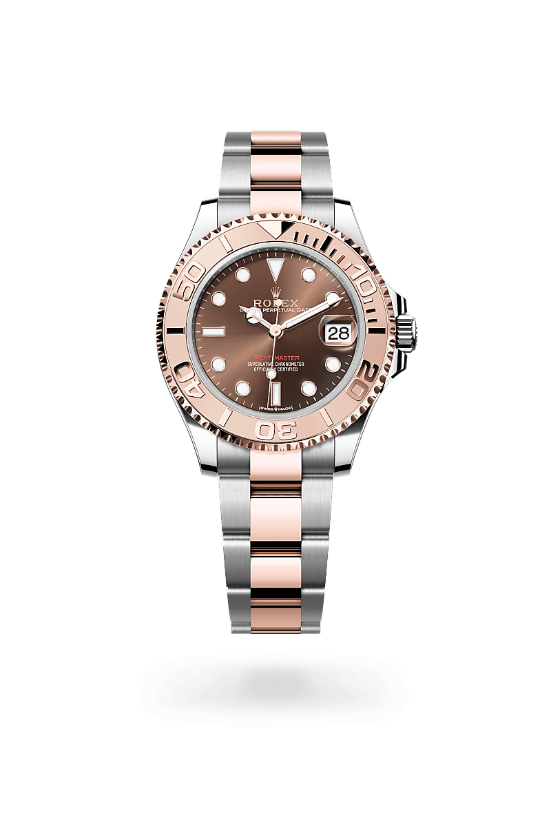 Rolex Yacht-Master 37mm watch in Everose Rolesor, M268621-0003 - Deacon & Son