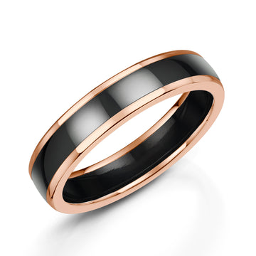 Zedd Duo Rose Gold Ring