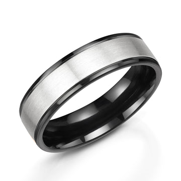 Zedd Duo Platinum Ring