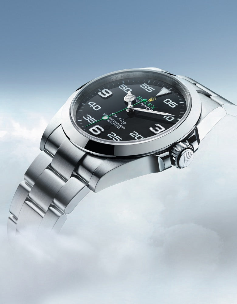 rolex air king watches - deacons jewellers