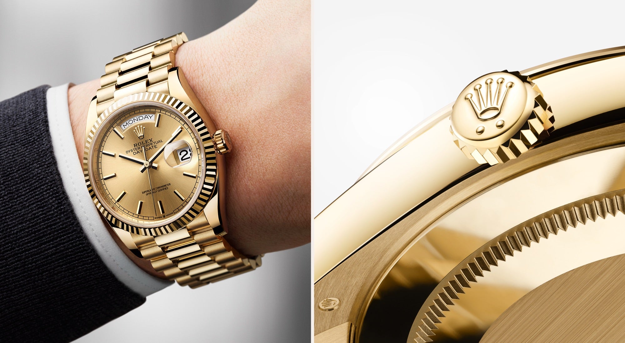 rolex daydate watches - deacons jewellers