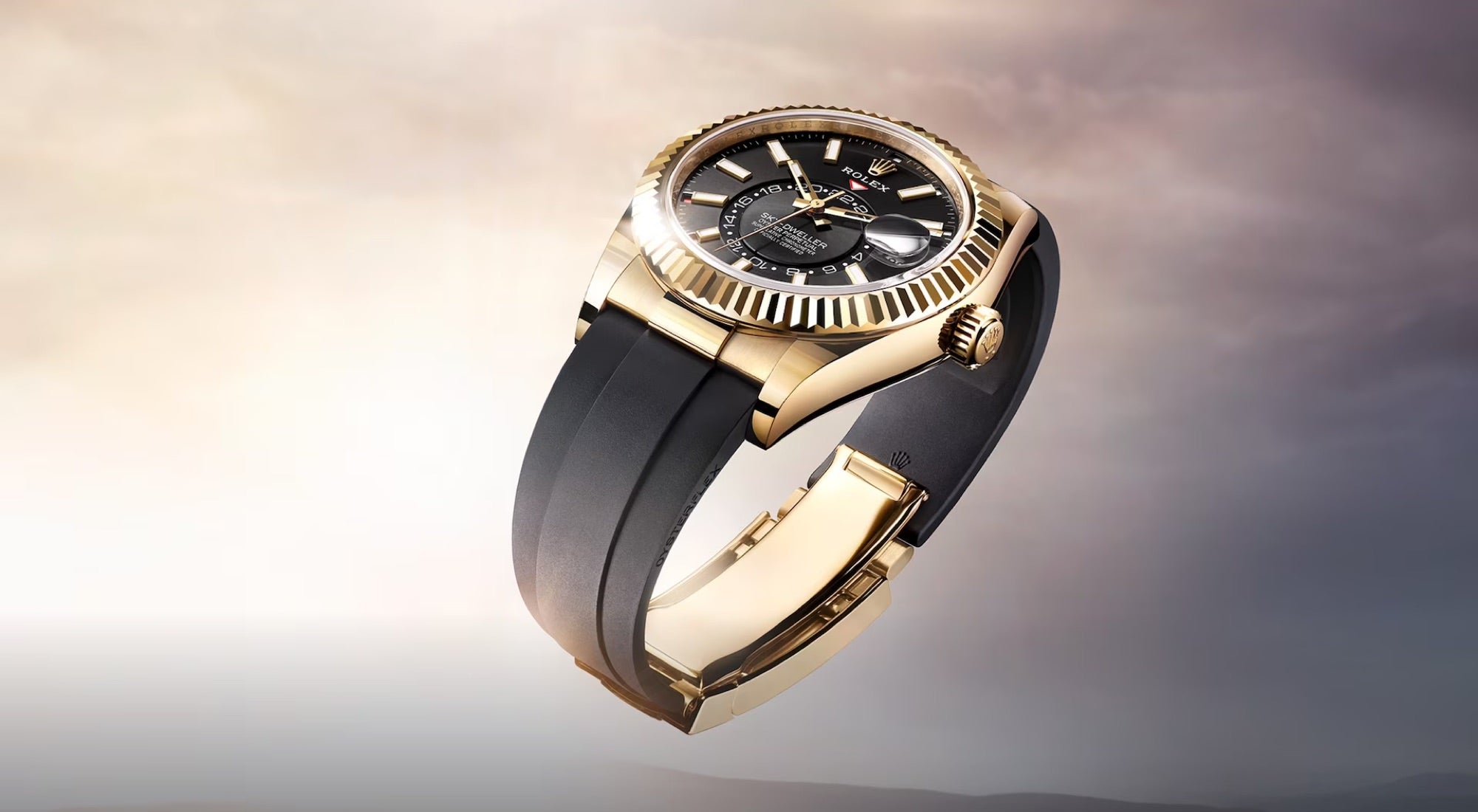 rolex sky dweller watches - deacons jewellers