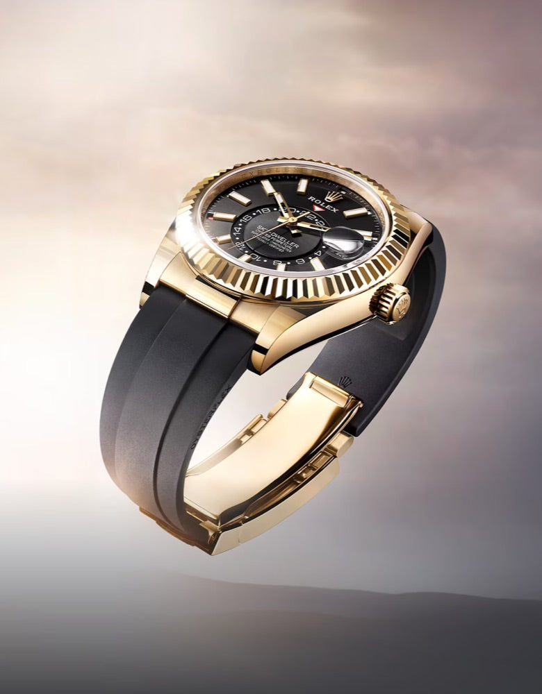 rolex sky dweller watches - deacons jewellers