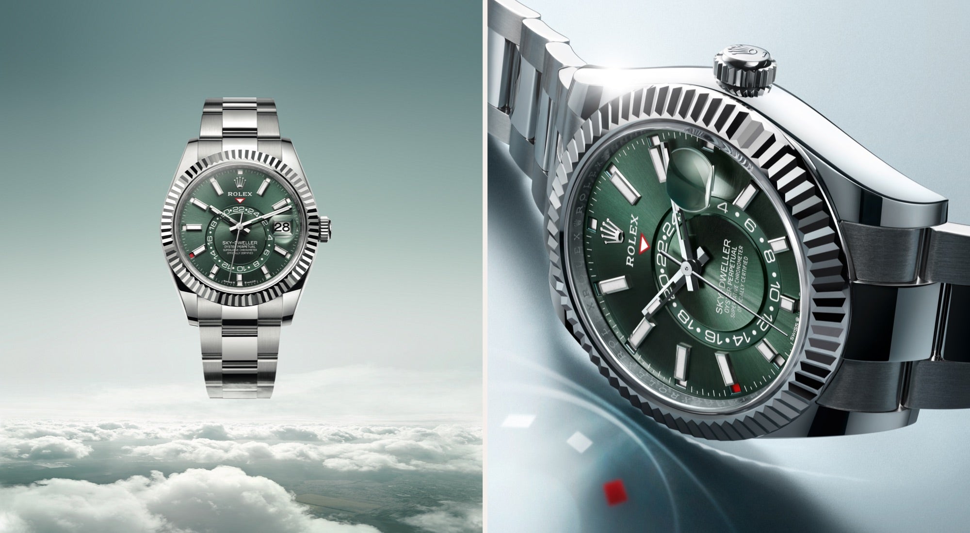 rolex sky dweller watches - deacons jewellers