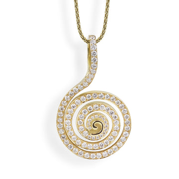 Diamond Spiral Pendant