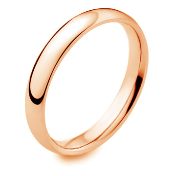 3mm Full Court Wedding Ring