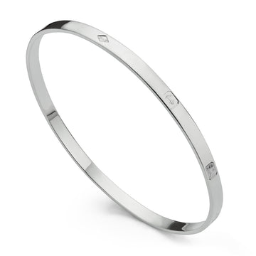 Silver Deacons hallmarked bangle