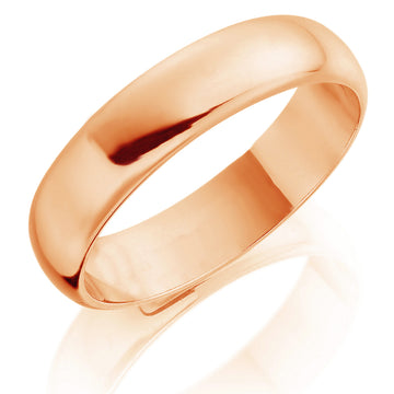 5mm D Court Wedding Ring