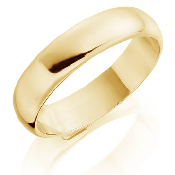 5mm D Court Wedding Ring